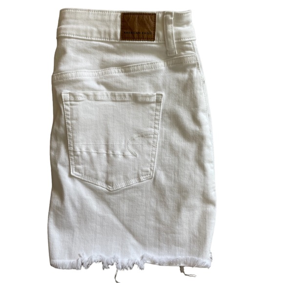 American Eagle White Denim Skirt Ladies Size 8 - Picture 4 of 4
